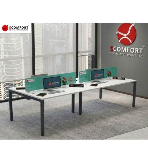 Scomfort SC-WRT 30 Premium Sharing Workstation with Glass Partition